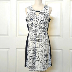 Charming Charlie Black and White Floral Dress